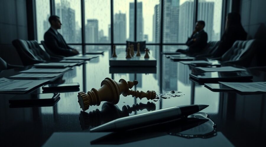 crise financeira corporativa avançada