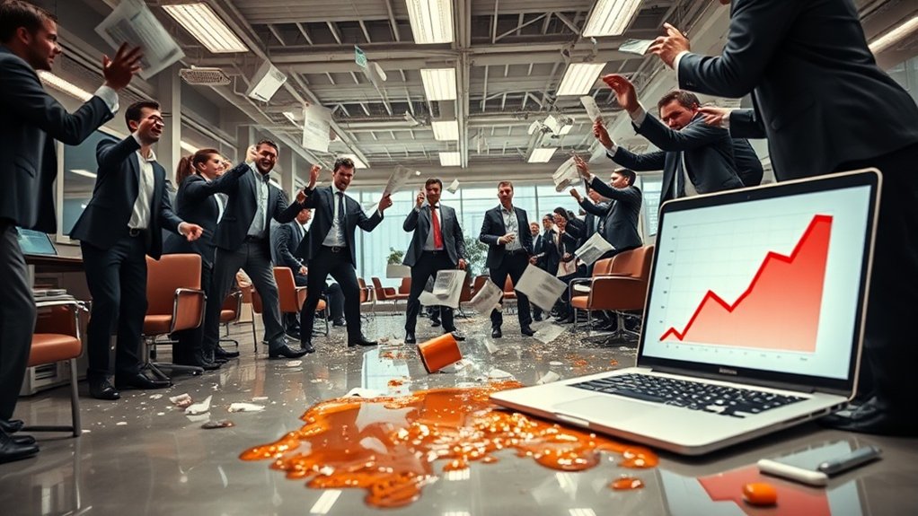 crise empresarial fora de controle