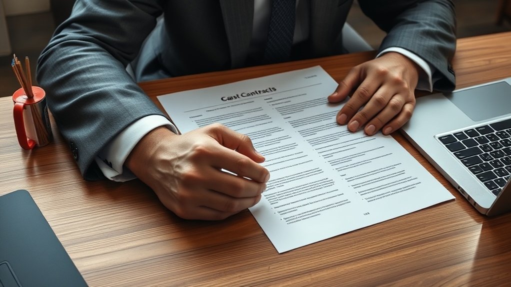 revisão e execução de contratos