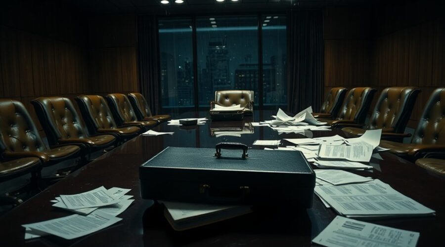 crise corporativa e reestruturação