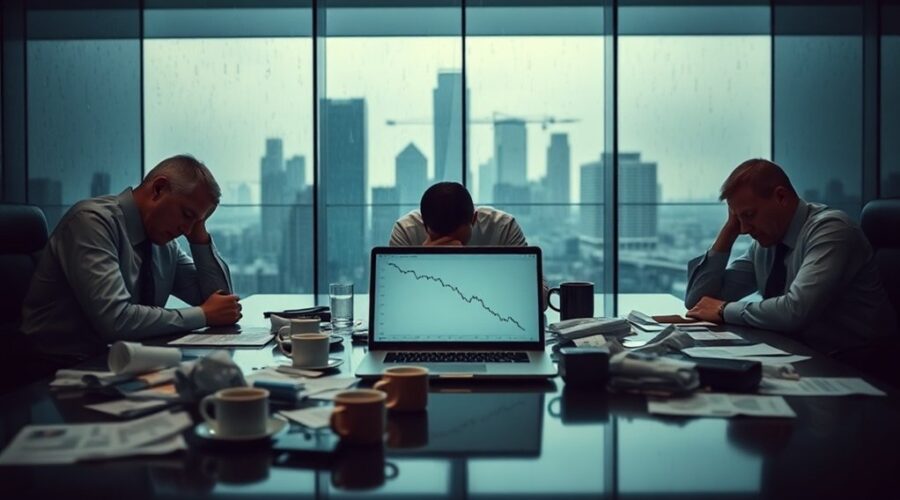 crise financeira corporativa