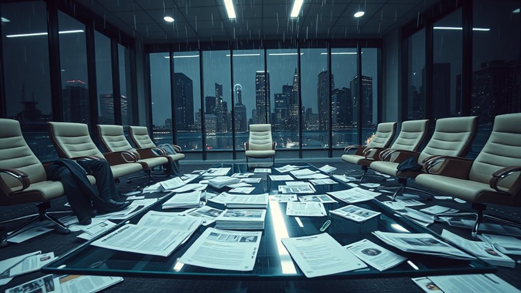 crise financeira corporativa se aprofunda