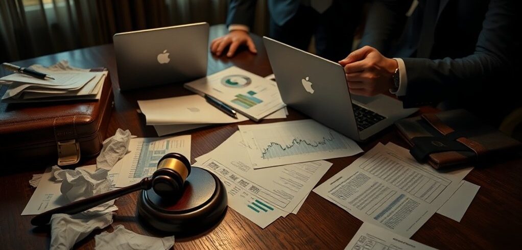 estratégia jurídica para crise financeira