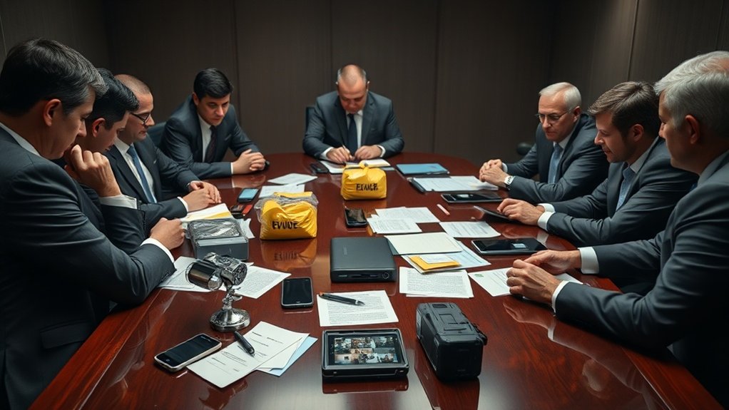 preservar provas gerir comunicações