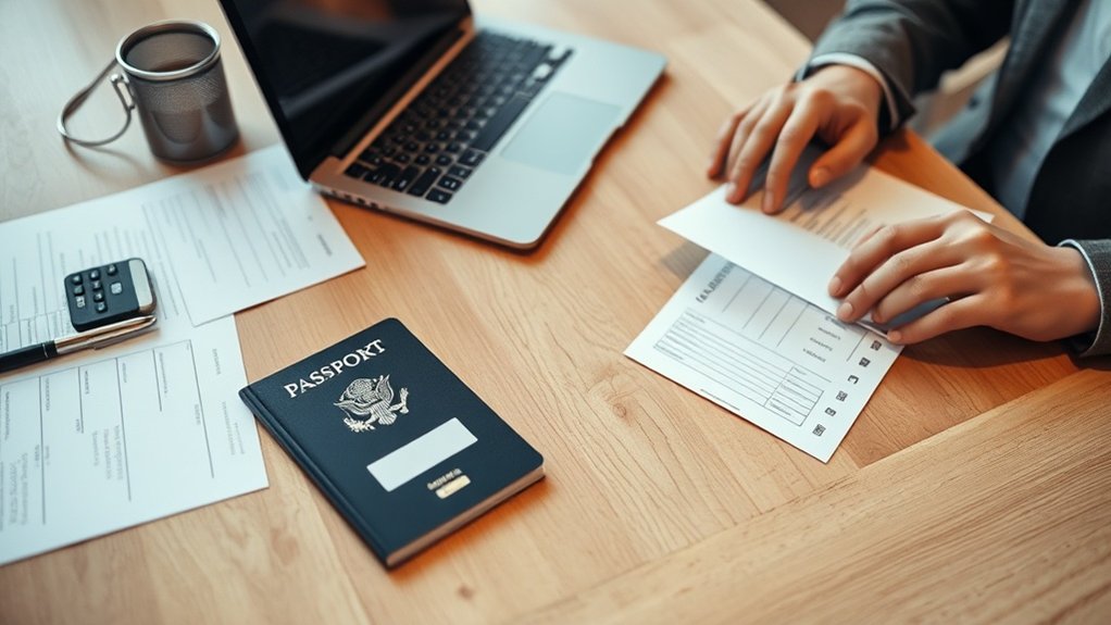 lista de verificação dos requisitos para solicitação de visto