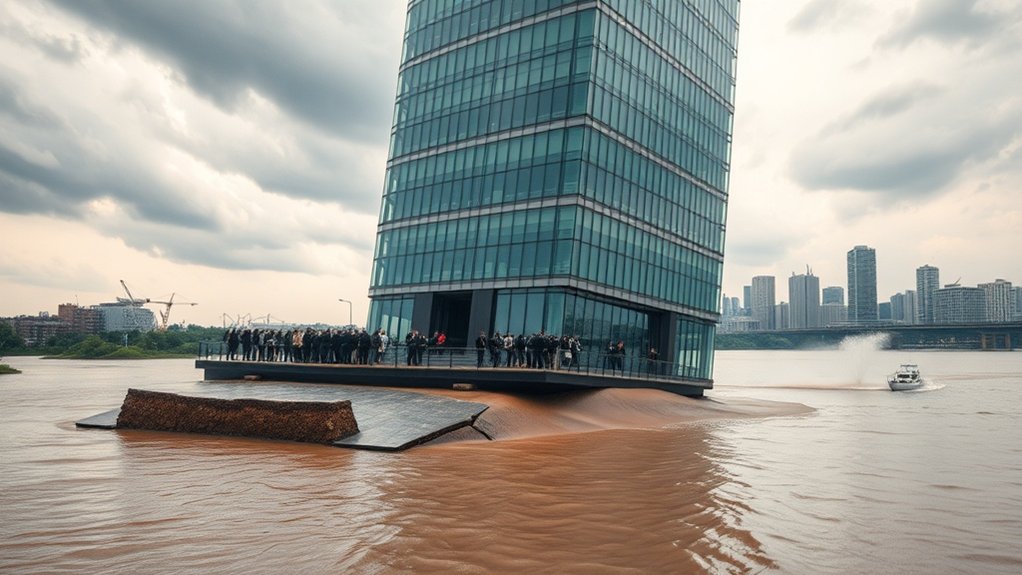 negócio em risco real