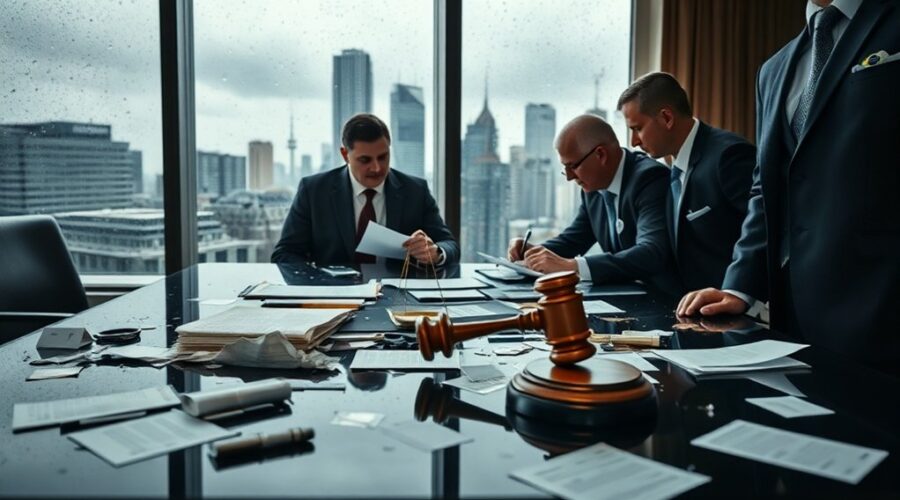 crise empresarial defesa jurídica