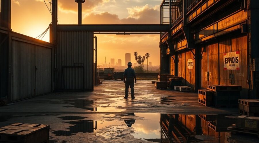 empresa enfrentando risco de fechamento