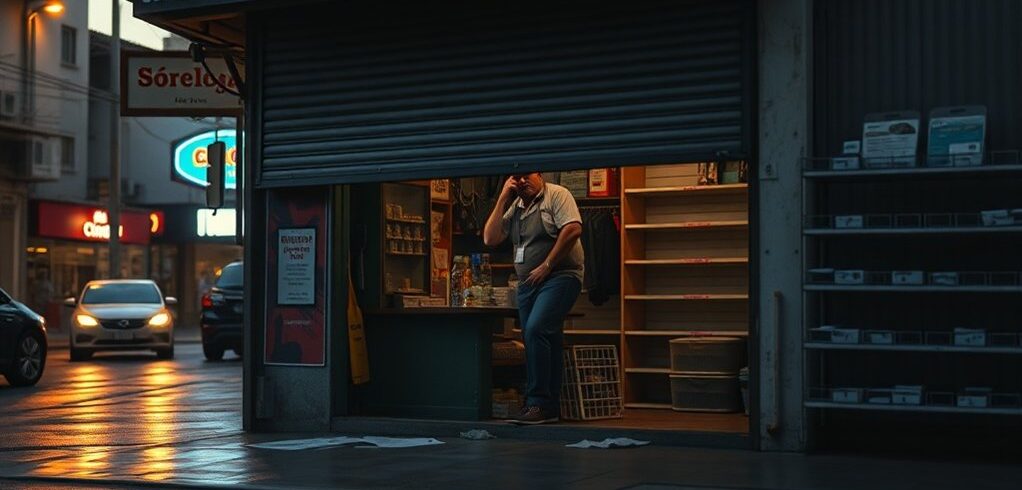 negócio à beira do abismo