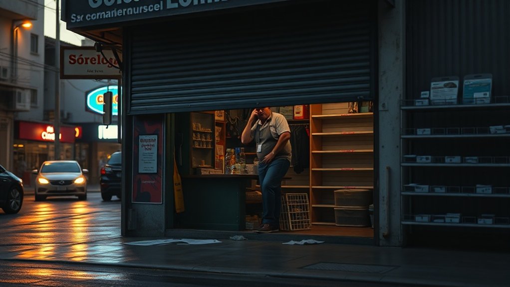 negócio à beira do abismo