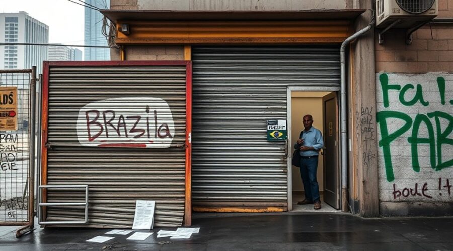 empresas enfrentando colapso brasil