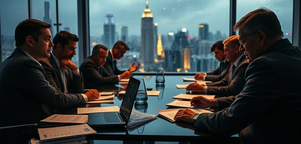 empresa à beira do colapso