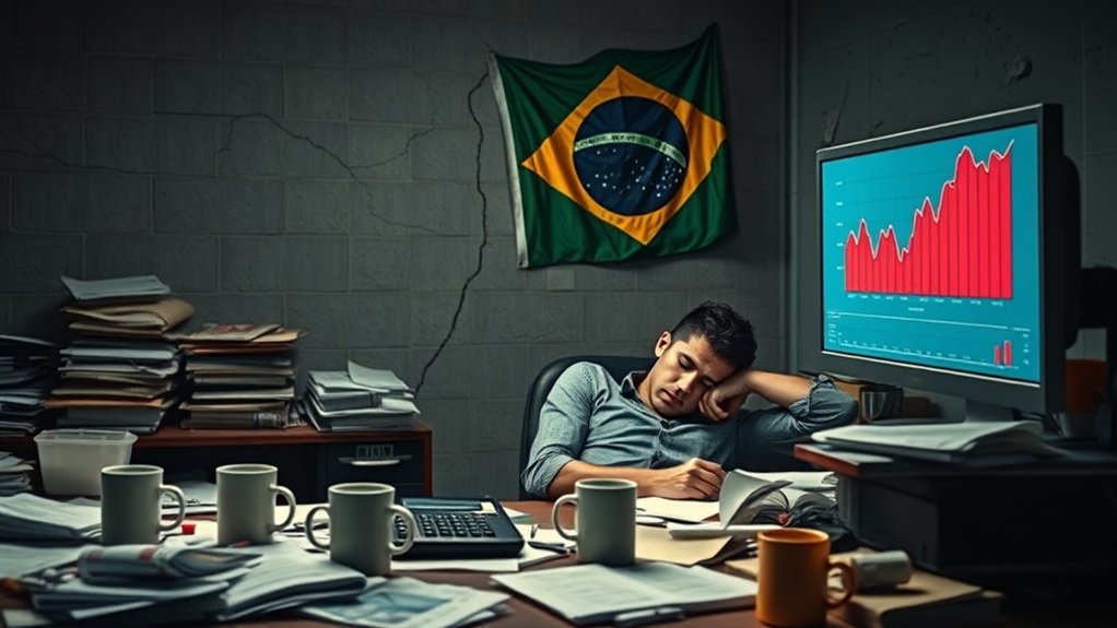 empresa enfrentando dificuldades financeiras