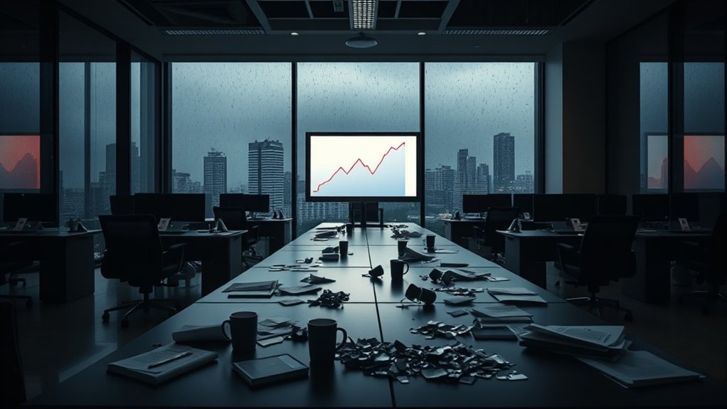 empresa em crise de colapso