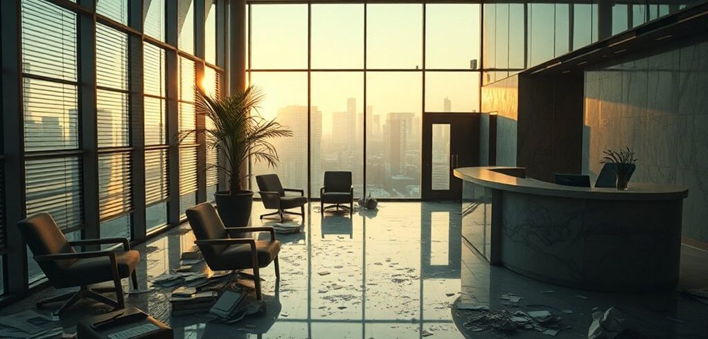 empresa à beira do abismo