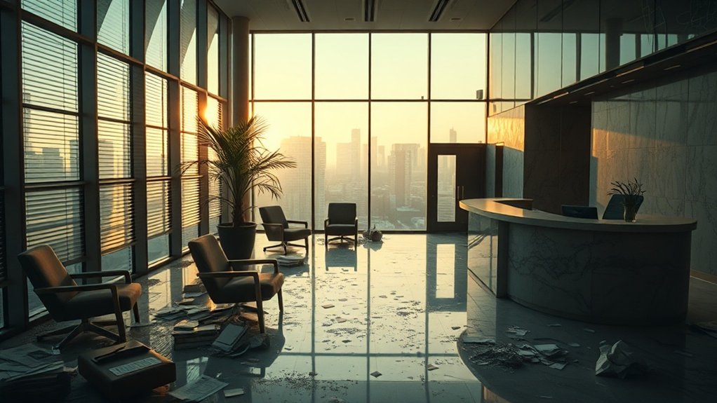 empresa à beira do abismo