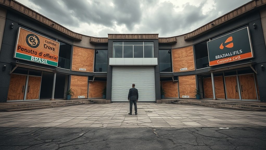 falhas corporativas no Brasil