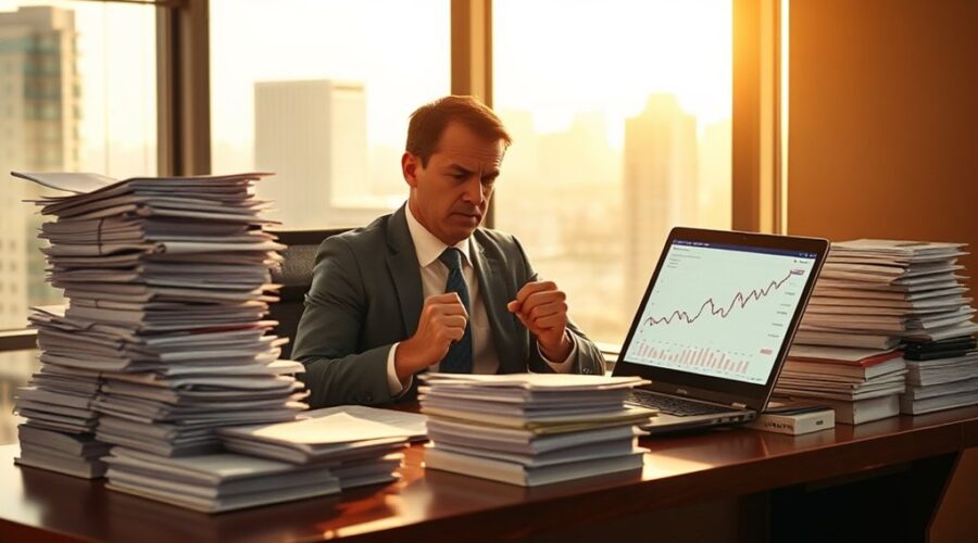 pressão corporativa sobre os passivos