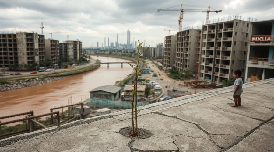 crise bloqueando o crescimento do Brasil