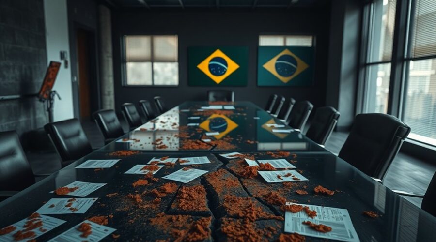 crise corroendo empresa brasileira