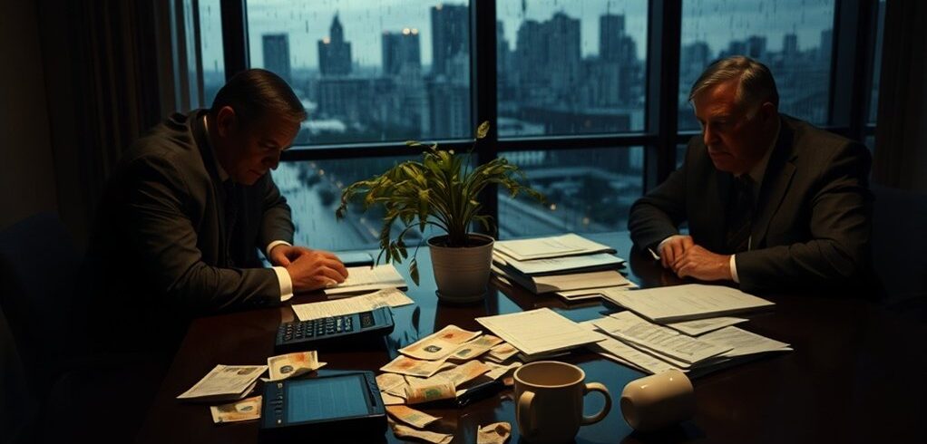 situação financeira crítica no Brasil