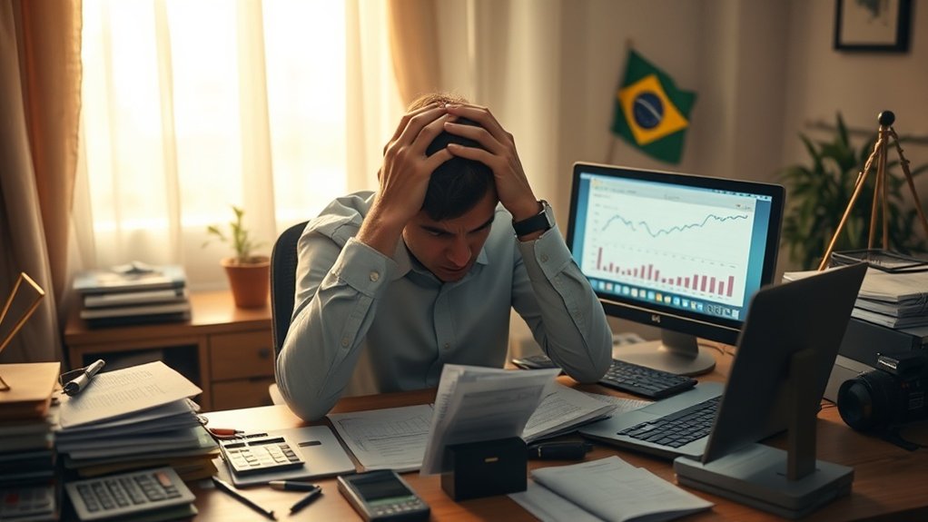 acúmulo de dívidas aumenta o risco de falência