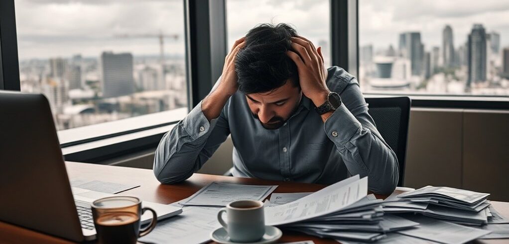 pressão da dívida crise empresarial