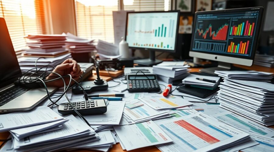 finanças desorganizadas da empresa Brasil