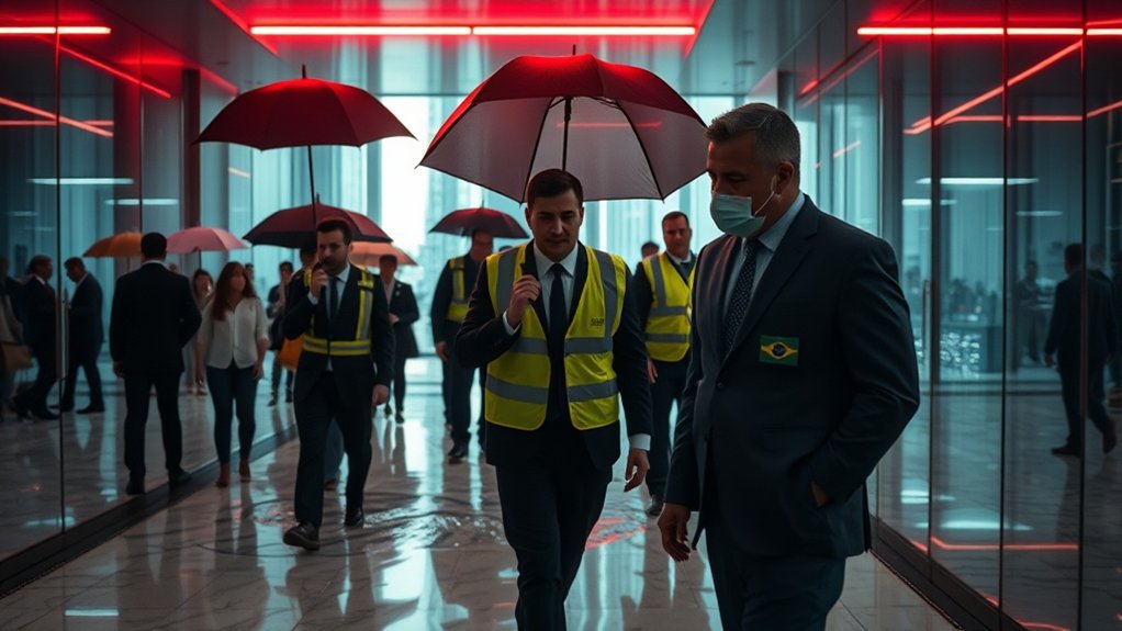 estado de emergência negócio Brasil