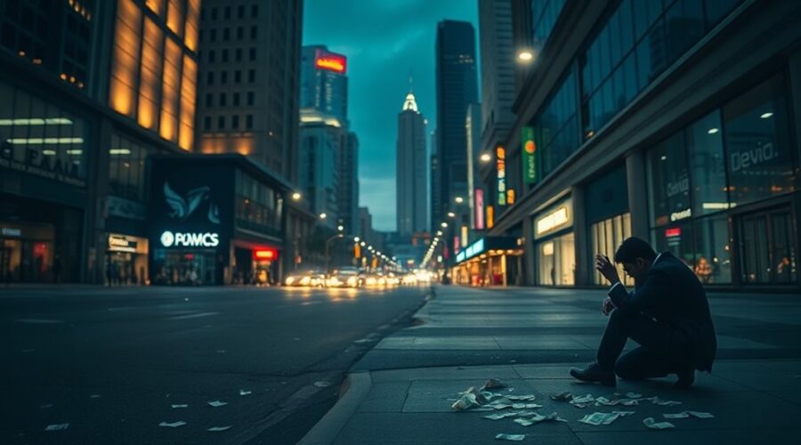 colapso financeiro no Brasil