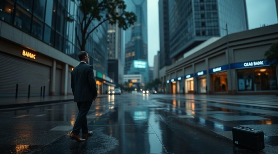 contração financeira no Brasil