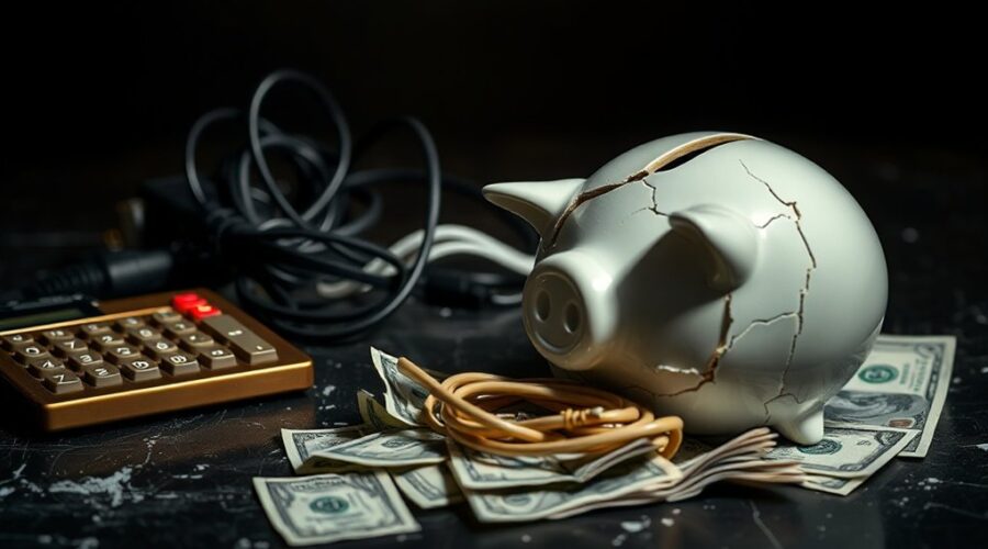 Uma crise financeira está em andamento