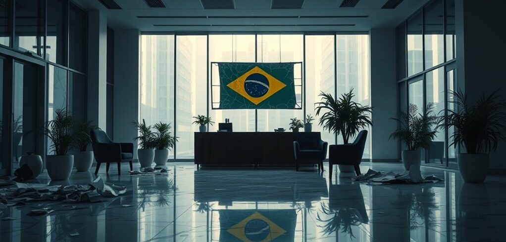 declínio financeiro empresa brasil