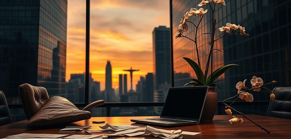 declínio financeiro no Brasil