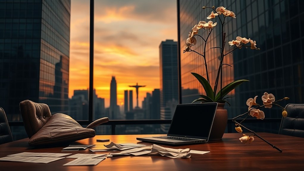 declínio financeiro no Brasil