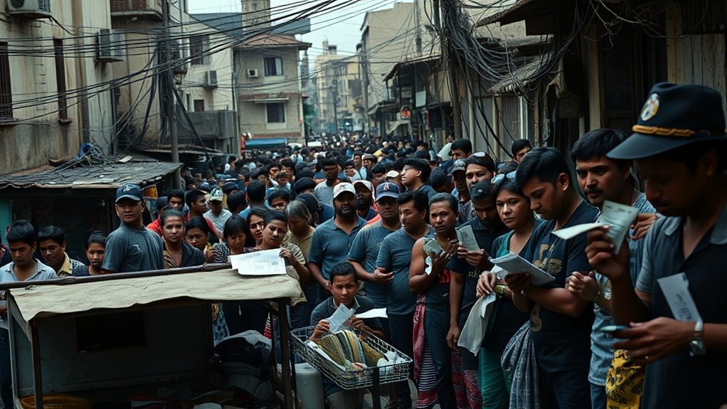 O estresse financeiro afeta as comunidades