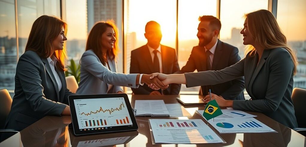 empresa financeiramente comprometida Brasil