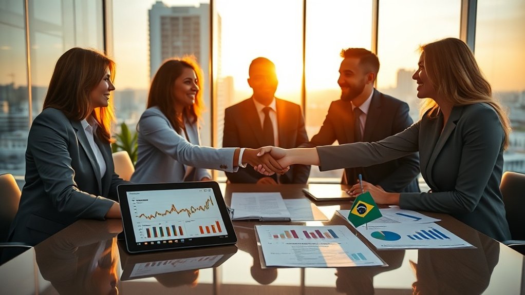 empresa financeiramente comprometida Brasil