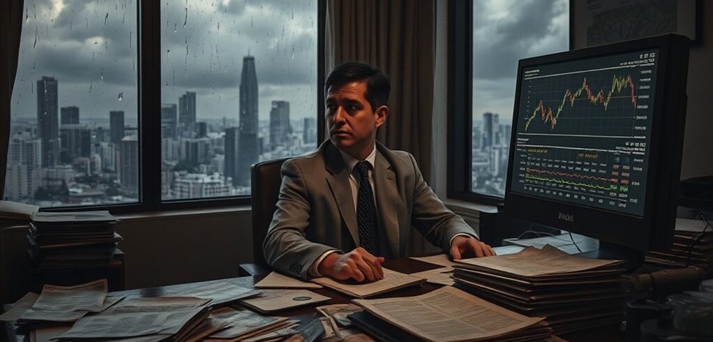 empresa financeiramente em declínio Brasil