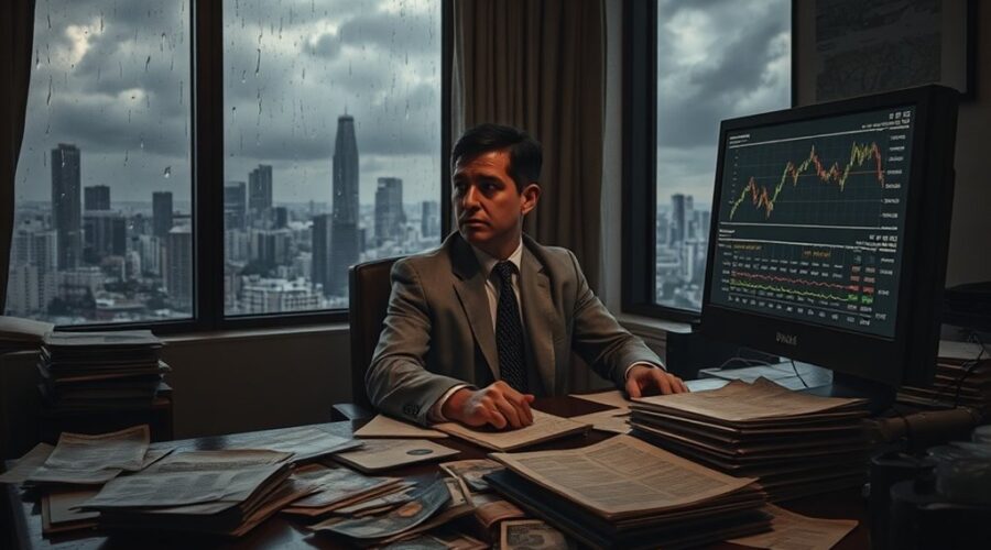 empresa financeiramente em declínio Brasil