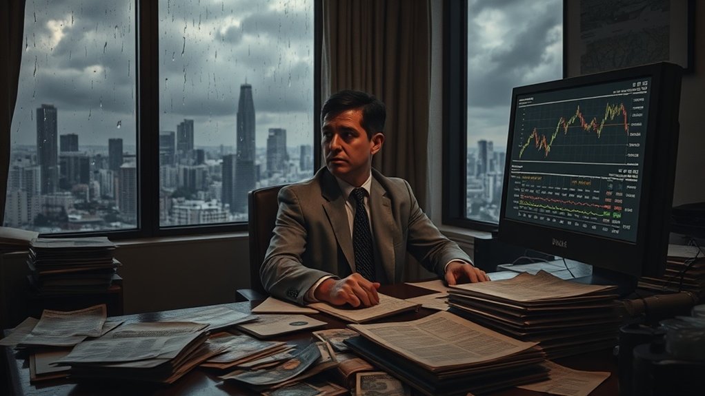 empresa financeiramente em declínio Brasil