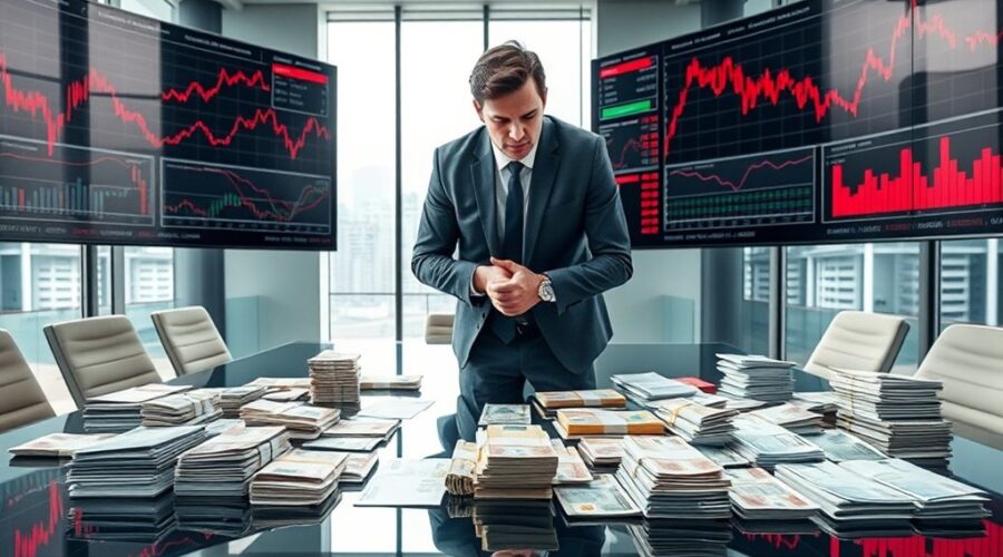 empresa financeiramente insolvente no Brasil