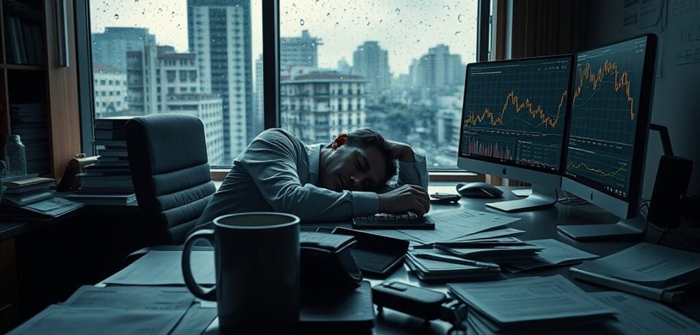 empresa financeiramente estressada Brasil