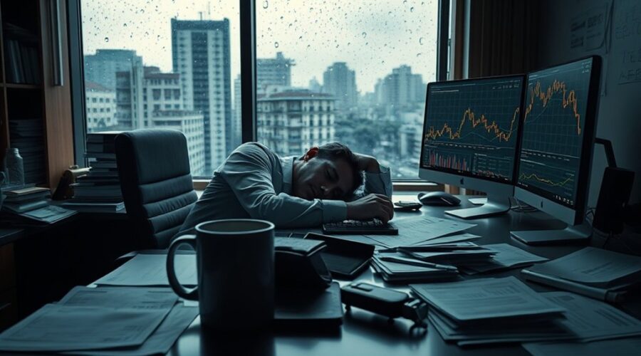 empresa financeiramente estressada Brasil