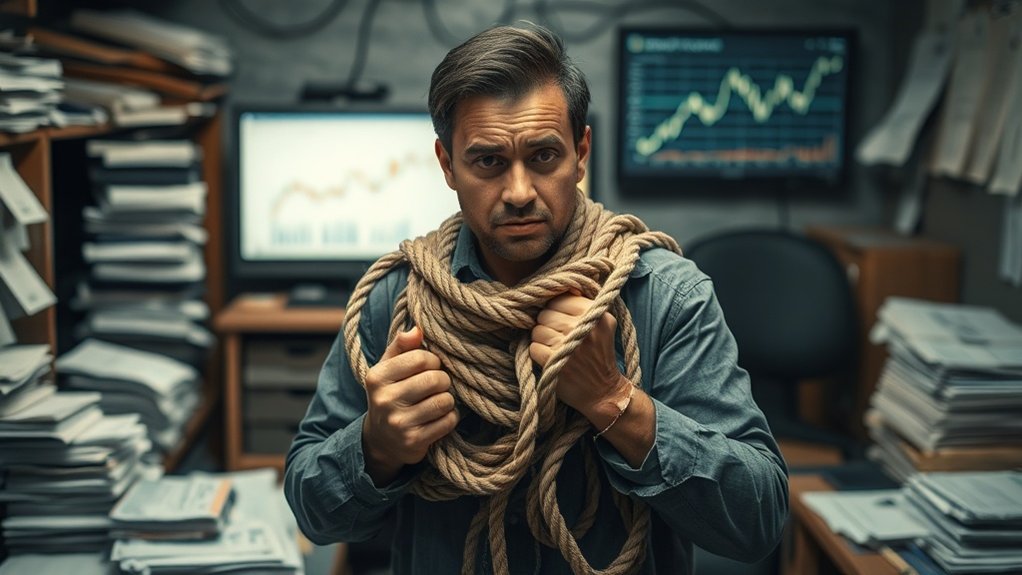 empreendedor brasileiro financeiramente em dificuldades