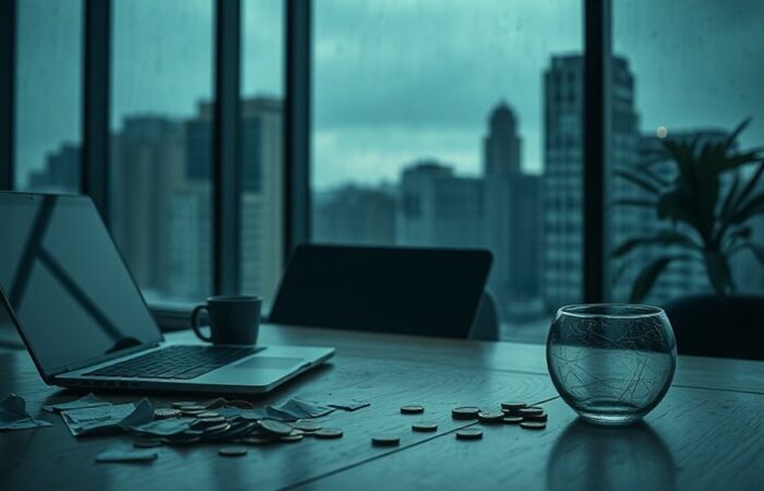 empresa financeiramente fraca Brasil