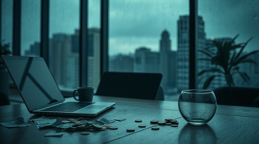 empresa financeiramente fraca Brasil