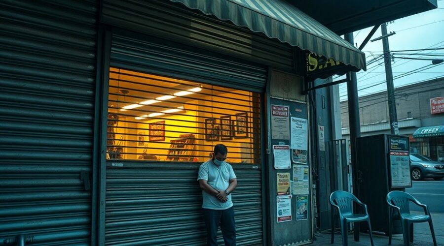 retração forçada de negócios no Brasil