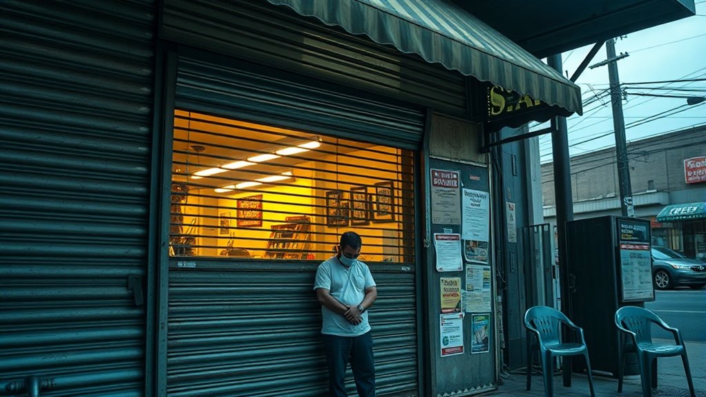 retração forçada de negócios no Brasil