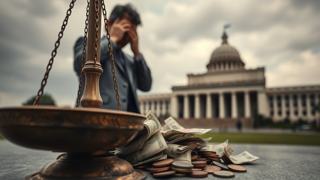 Dívidas judiciais afetam os negócios